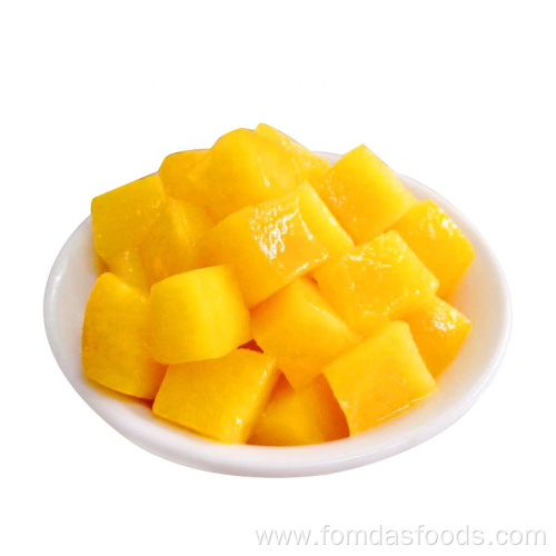 3000g Yellow Peach Dices for Cake Decoration